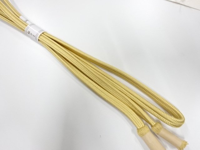 大特価品　上質　未使用品　井上工房　正絹　撚り房　手組帯締め